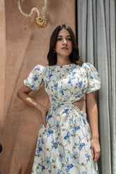 Bow-Ho Side Cut Outs Dress